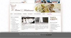Desktop Screenshot of nozze-matrimonio.it