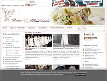 Tablet Screenshot of nozze-matrimonio.it
